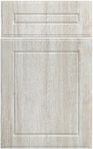 Фасады для кухни Классика Фрезеровка «Петергоф» Дуб винтаж белый №514