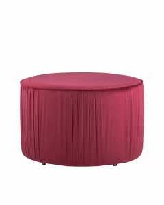 Пуфик круглый фиолетовый велюровый большой "Мира" STOOL GROUP  00-3958864 Фиолетовый