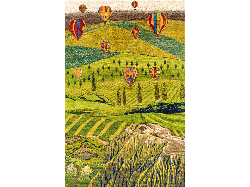 Прямоугольный шерстяной ковер Zollanvari Gabbehs Landscapes ARCH-00086391