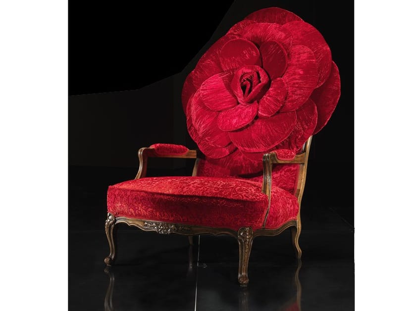 Бархатное кресло с подлокотниками Mirabili Карла Птолемей ARCH-00112047