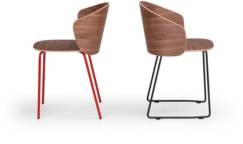 True Design Штабелируемый стул из стали и дерева Not wood Nt 1004 - Вид №10