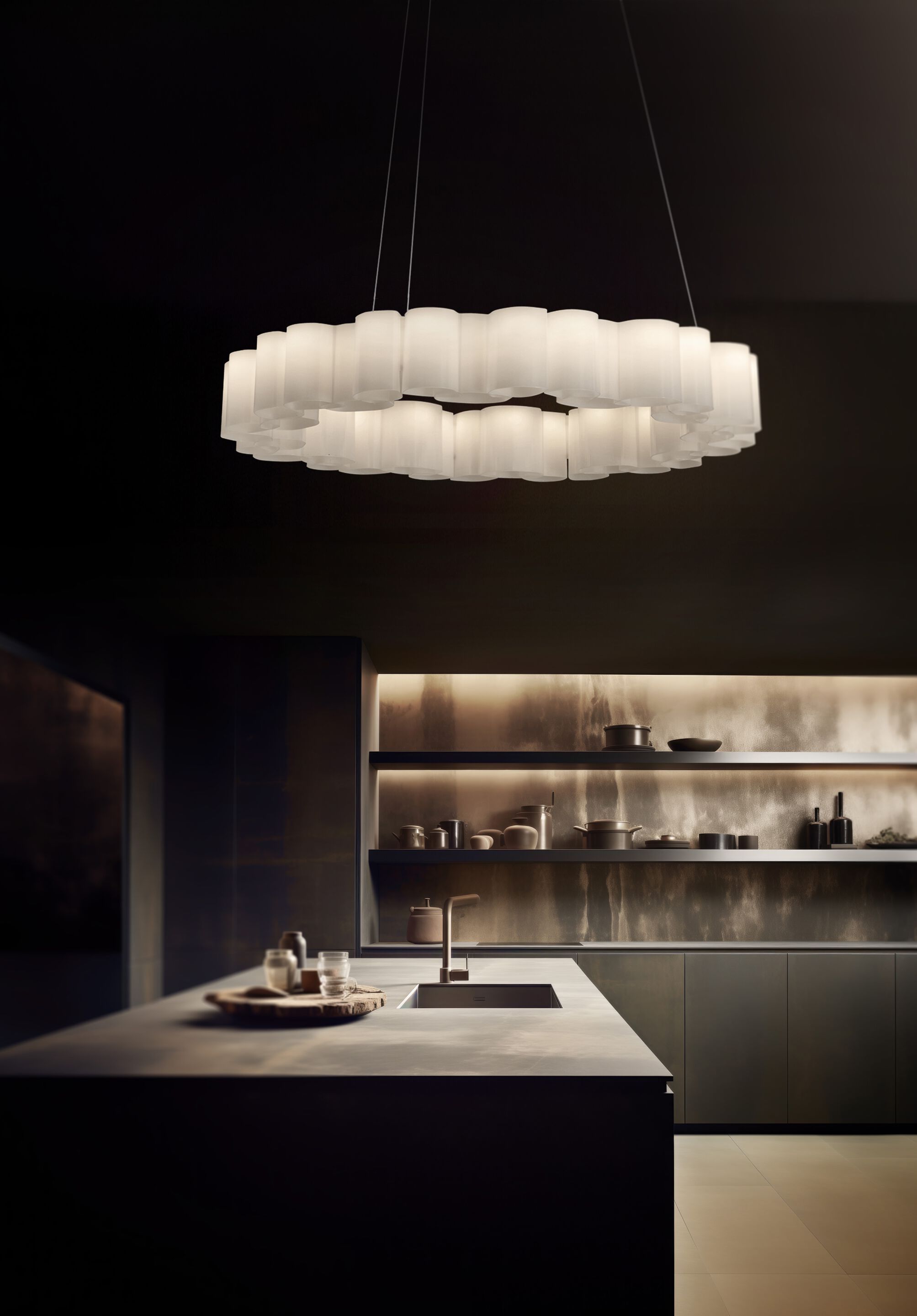 Поликарбонат светодиодный подвесной светильник Stilnovo ARCH-00042248 - Вид №3