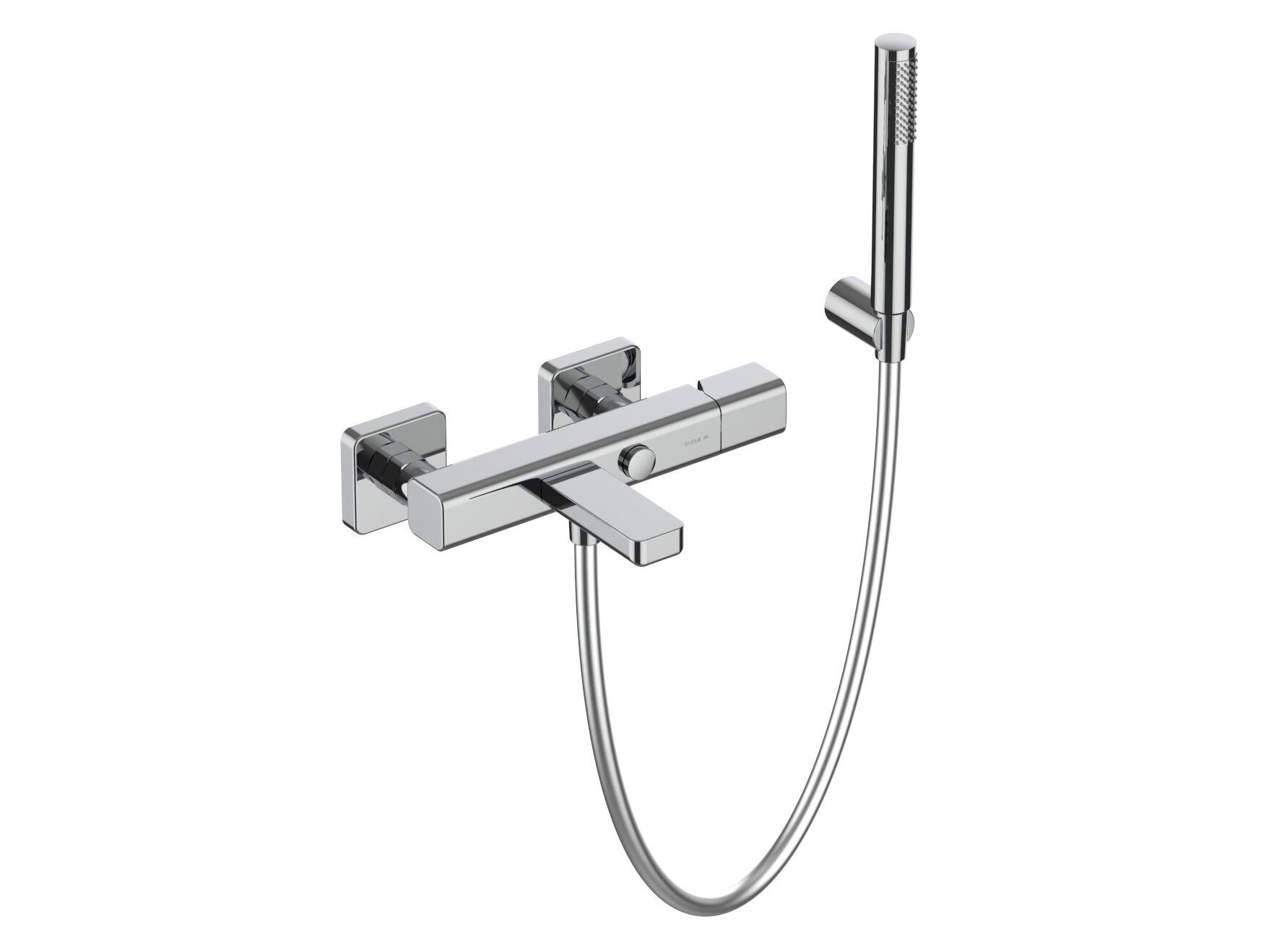 Однорычажный настенный смеситель для ванны с ручным душем GUGLIELMI RUBINETTERIE GZero ARCH-00123602 - Вид №1