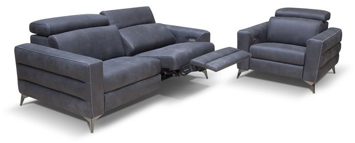 Rossini Sofas Мягкое кожаное кресло с откидной спинкой Ermes sun-id-1380743 - Вид №3