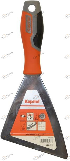 KAPRIOL Шпатель с косым лезвием из нержавеющей стали Hand tools - spatole per stuccatura e rasatura sun-id-1459517
