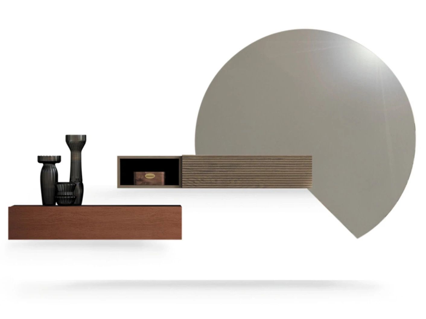 Деревянный модульный подвесной комод Devina Nais Ноль.16 ARCH-00013399