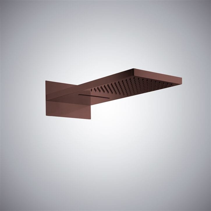 Настенная прямоугольная душевая головка Fontana Showers Luxe Fontaine ARCH-00126304 - Вид №10