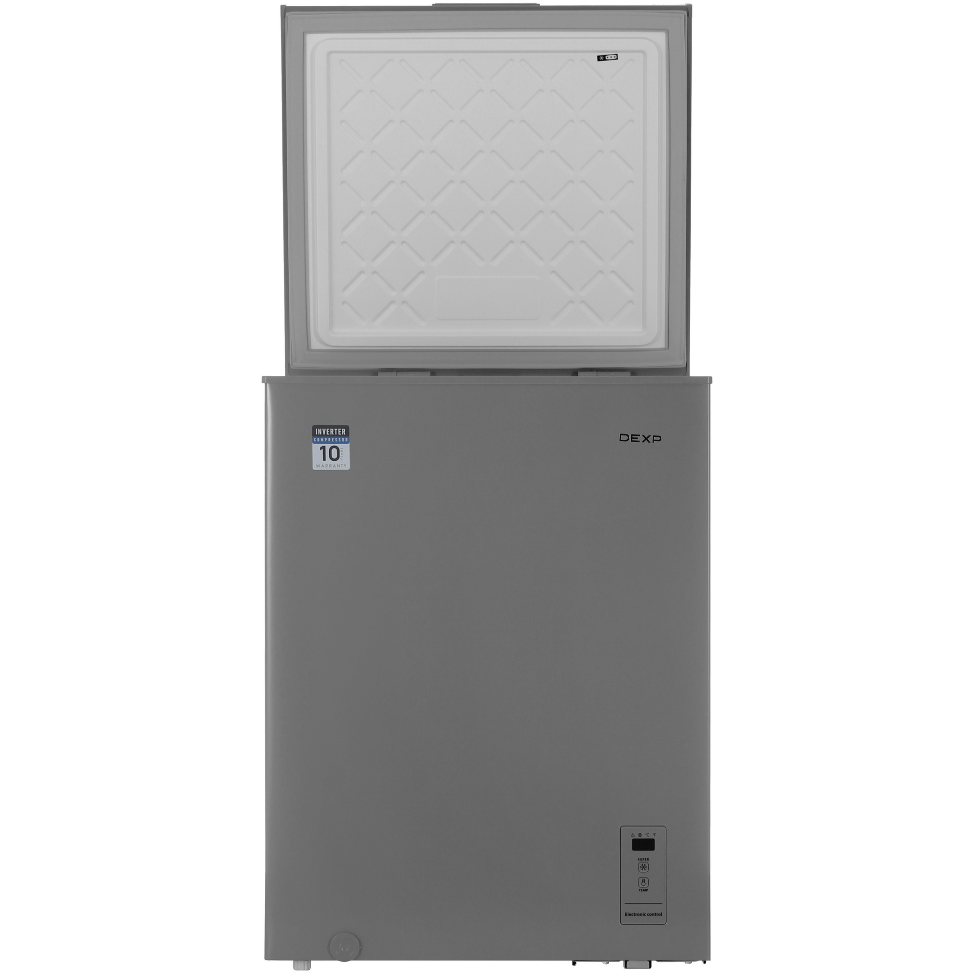 9234665 Морозильный ларь DEXP CE-15AMA серый STDN-0010821 - Вид №1