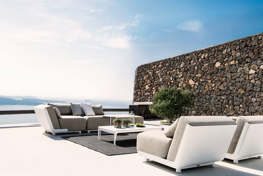 TRIBÙ Прямоугольный алюминиевый садовый столик Mirthe sofa 07482 - Вид №5