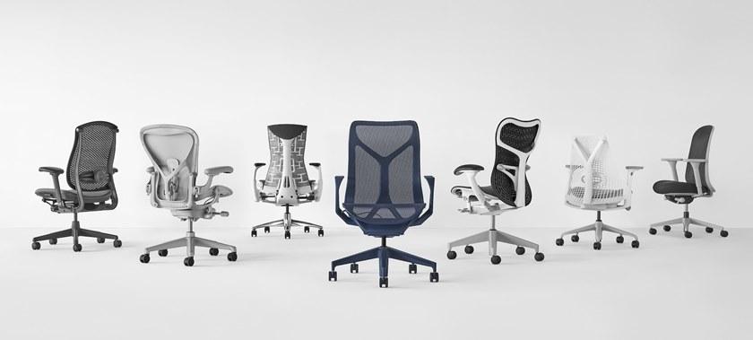 Herman Miller Эргономичное вращающееся офисное кресло из ткани бабочки Mirra 2 sun-id-1478862 - Вид №38