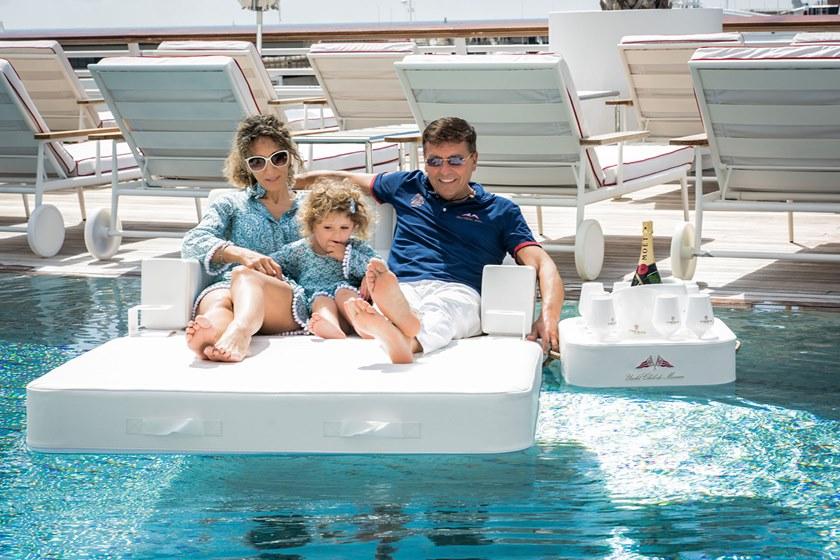 Trona Плавающий шезлонг из экокожи Trona sun-id-1474870 - Вид №1