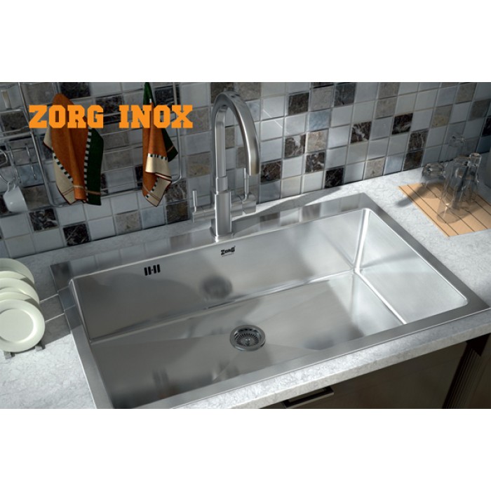 Zorg RX-7551 Мойка кухонная прямоугольная Zorg  - Вид №3
