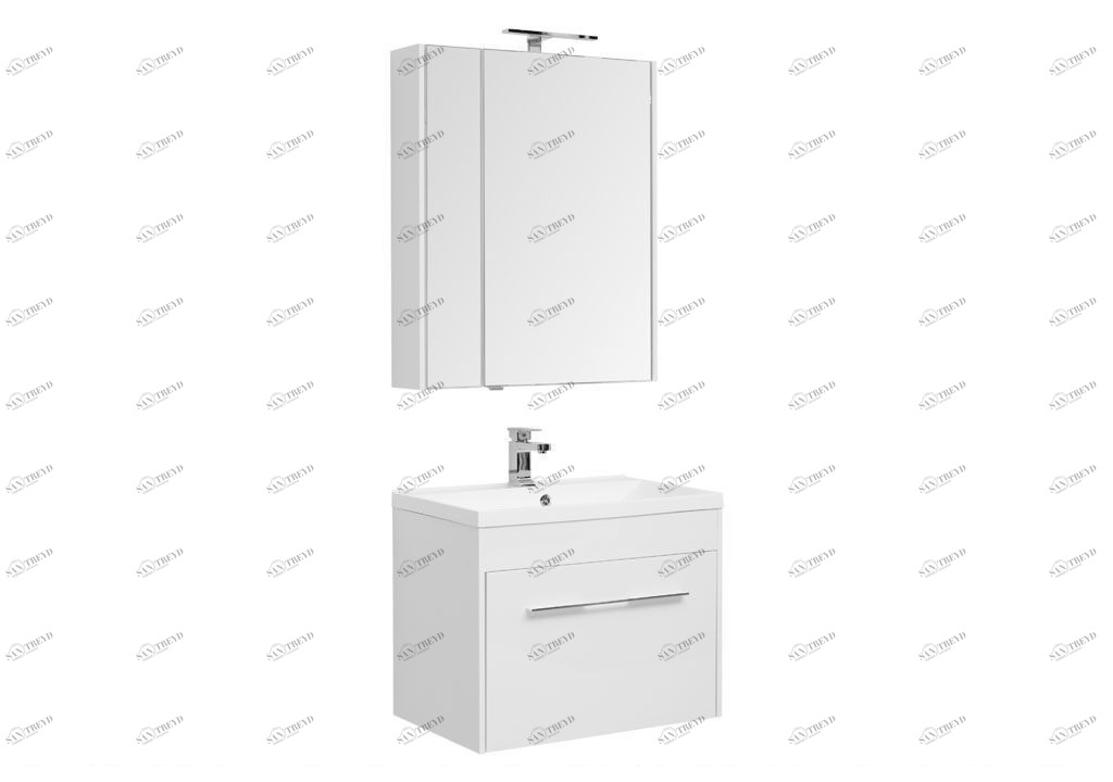 Мебель для ванной Aquanet Августа 75 белый 00225246