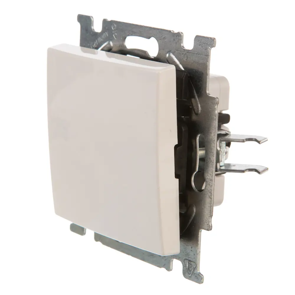 Выключатель встраиваемый ABB Basic 55 1 клавиша, цвет белый 13596288 STLM-2021087 Basic55 - Вид №2