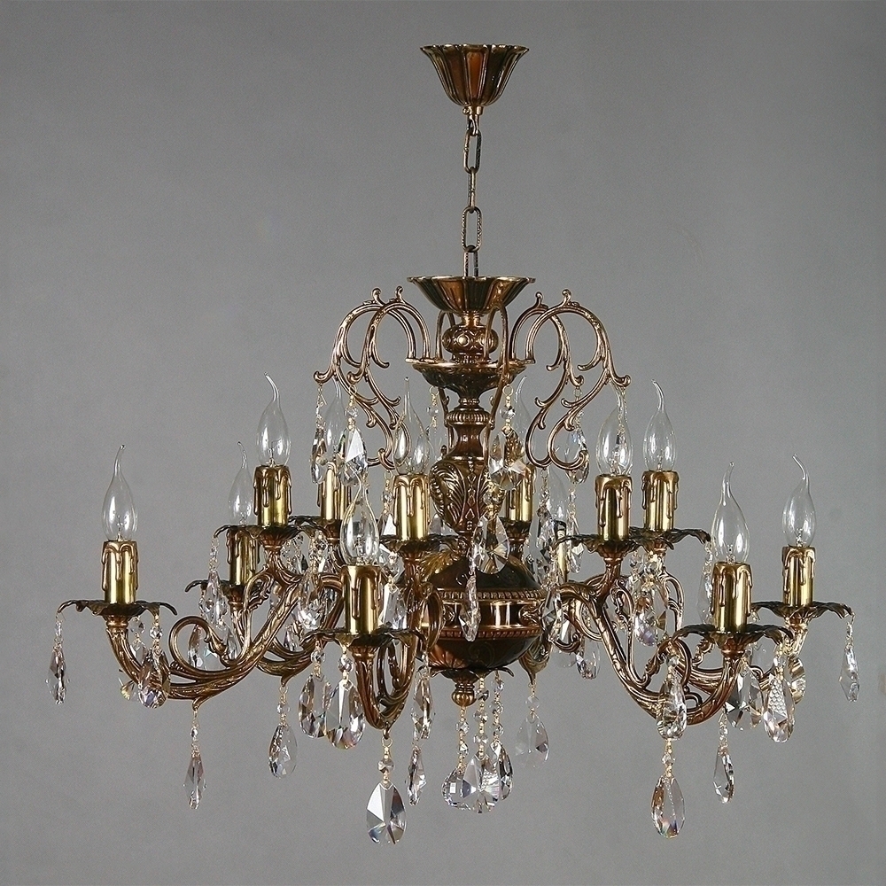 096642 Люстра Ambiente 12L 8888/6+6 PB Tear Drop Mantra Alicante