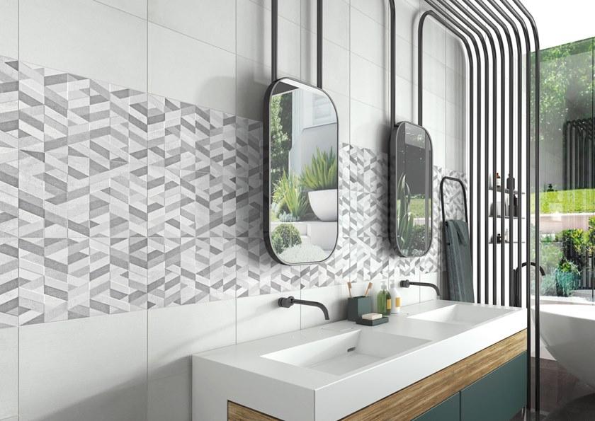 RECER Объемная белая плитка для стен с эффектом бетона sun-id-1483719 - Вид №2