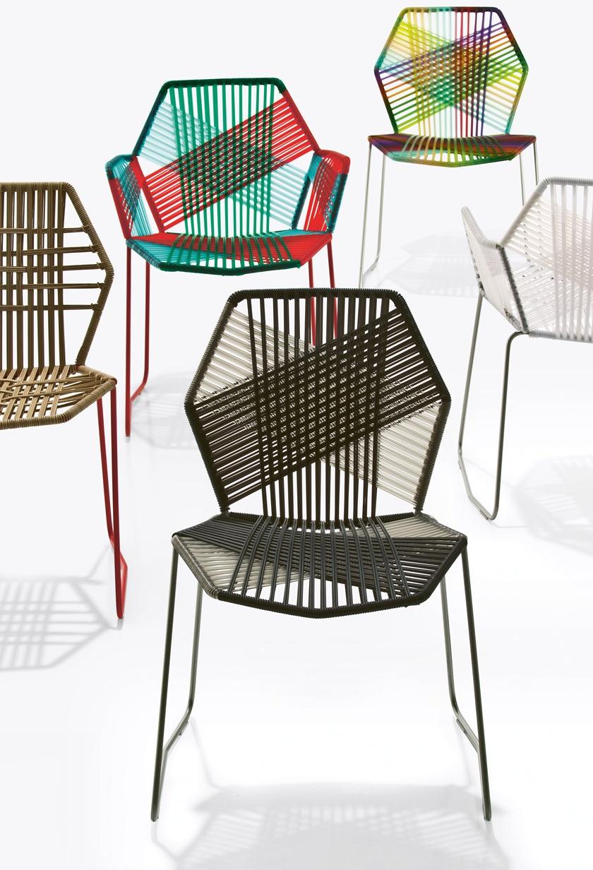 Moroso Стул из плетеной технополимерной проволоки с подлокотниками Tropicalia sun-id-1404907 - Вид №3