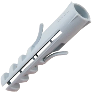 Дюбель с усами для полнотелых материалов 6х30 мм полипропилен цвет серый 500 шт.