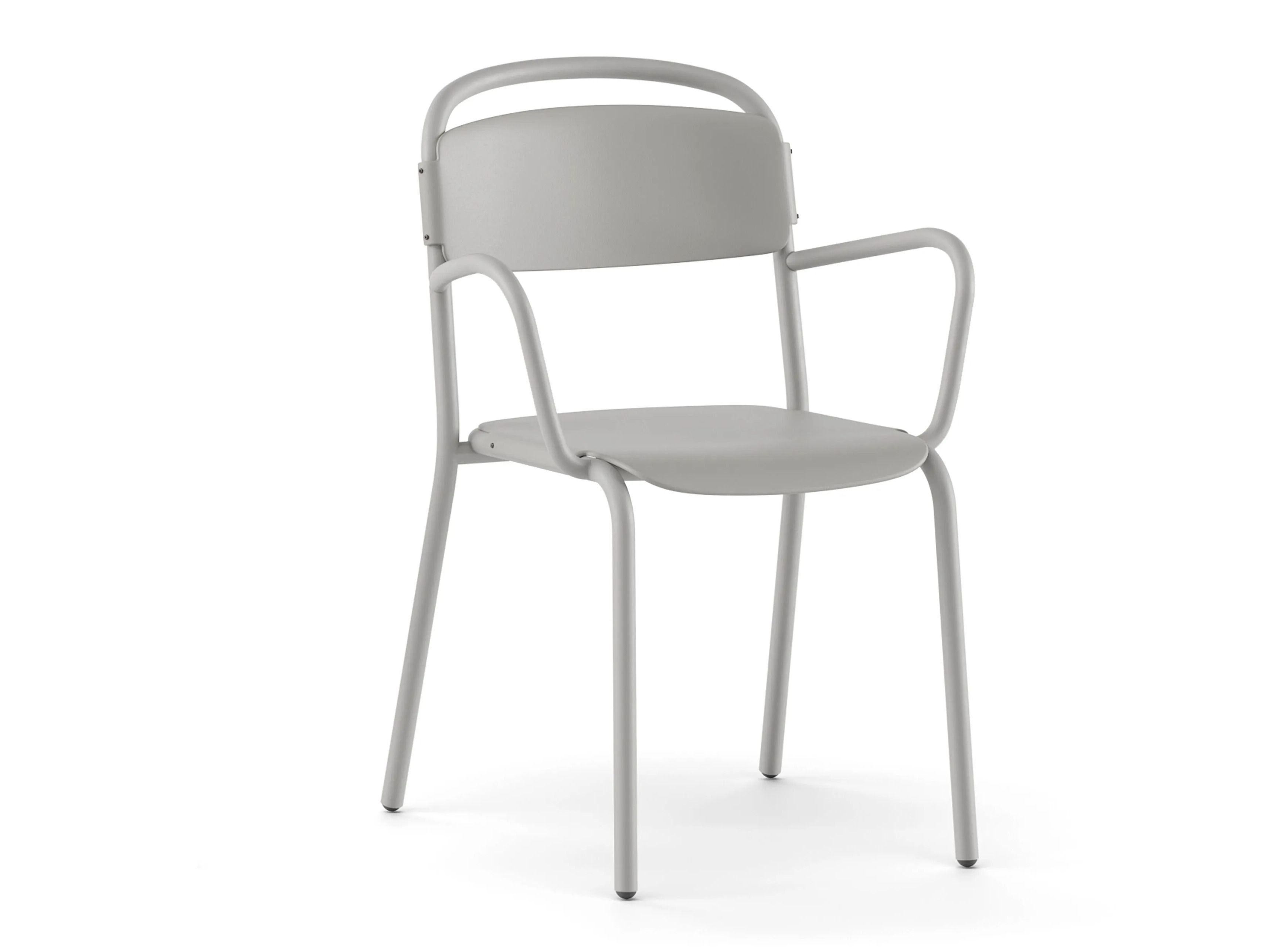 Штабелируемый стул из полипропилена с подлокотниками Infiniti Skol ARCH-00005747