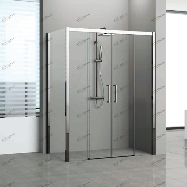 Душевой уголок 170x100 KUADRA 2A+F Novellini KUADRA KUAD2A1621KKUADF901K