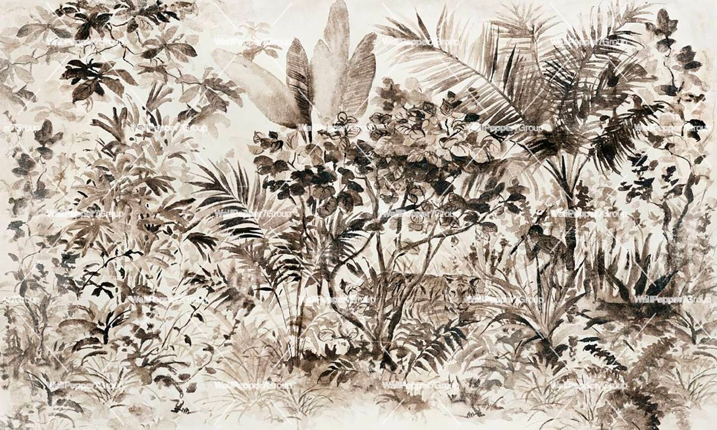 Тропические обои ПВХ бесплатно, экологически чистые, моющиеся WallPepper окружающая среда ARCH-00103323 - Вид №1