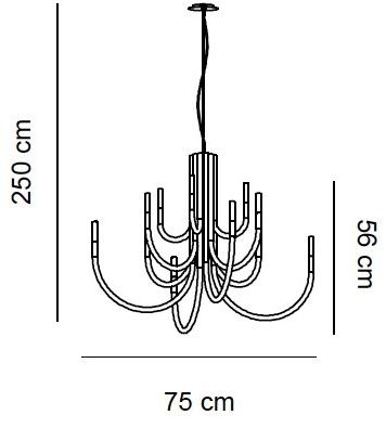 Alma light Люстра из железа Thepalm 5190-12 - Вид №4