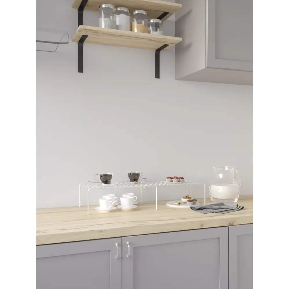 DELINIA Органайзер для полки 75x25 см с защитой поверхностей 85432813 Вставка в полку STLM-0864327 - Вид №6