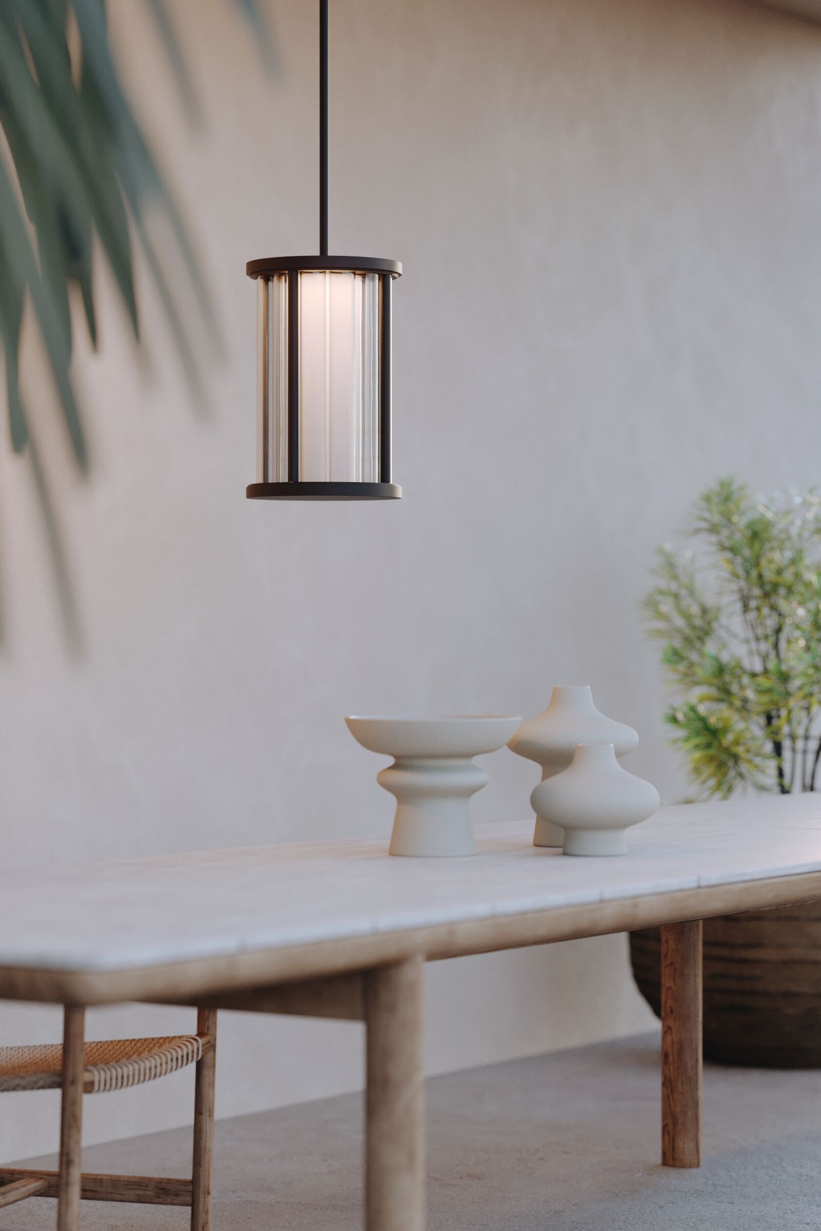 Стеклянный открытый подвесной светильник Rakumba Ion ARCH-00047989 - Вид №4