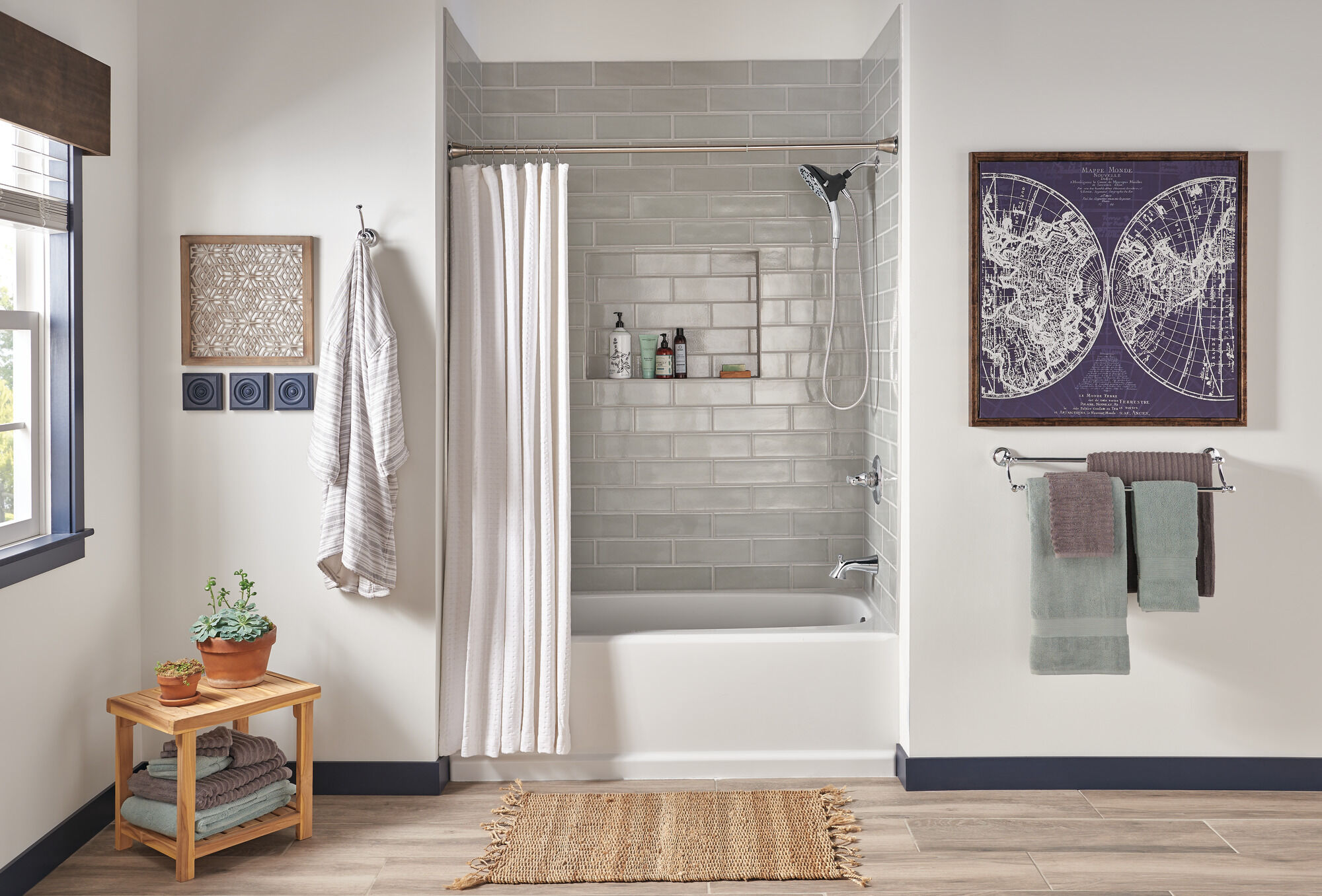 Душевая лейка Palm® с 5 струями Delta Faucet 75505WH - Вид №14