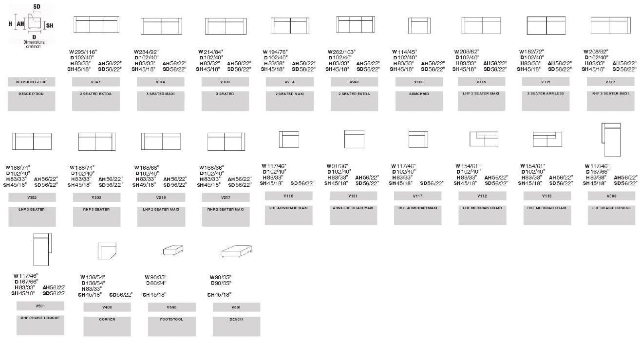 Rossini Sofas Мягкий кожаный диван с шезлонгом Tivoli sun-id-1459809 - Вид №4
