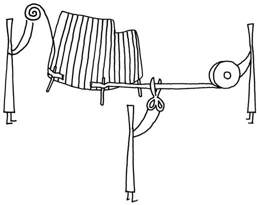 Minotti Садовое кресло из ткани Tape cord outdoor sun-id-1455291 - Вид №4