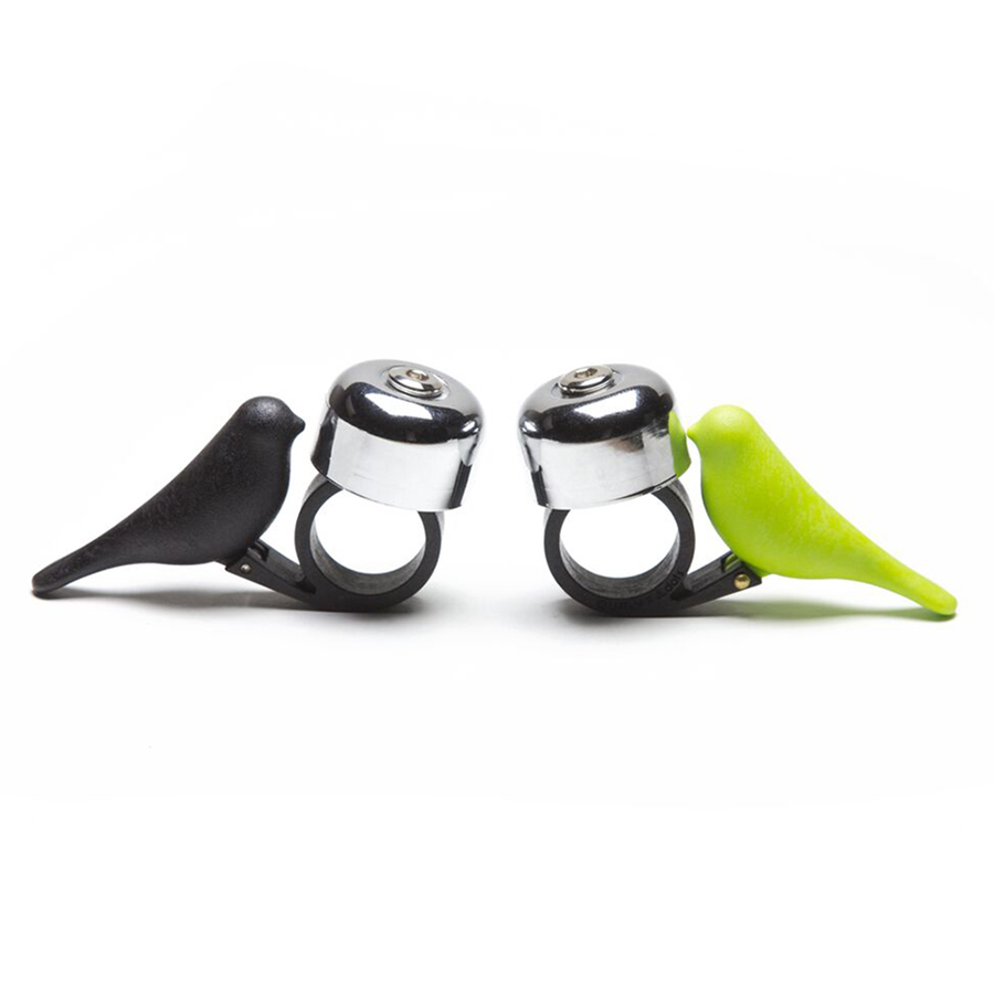 QLX20009-BK Звонок велосипедный bird, черный Qualy  - Вид №3