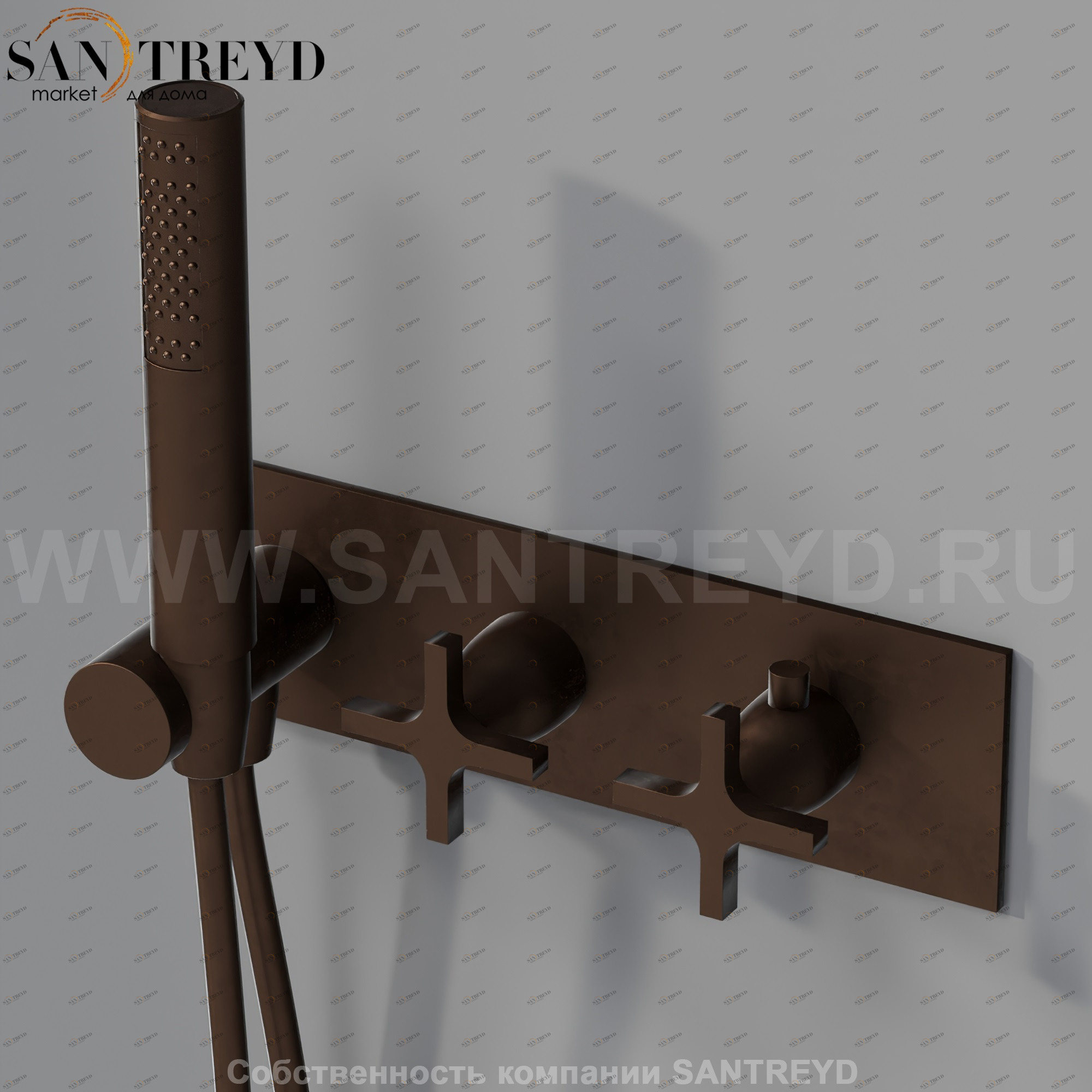 Встроенный термостат AMEM341BR MEMORY бронзовый Agape