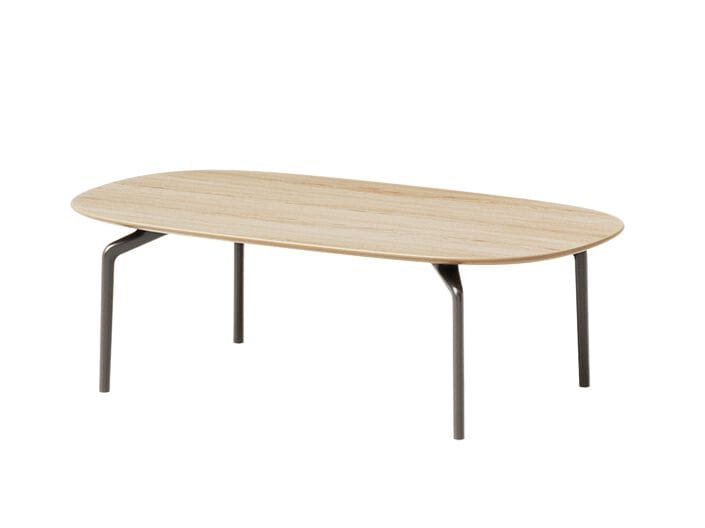 Деревянный низкий овальный журнальный столик INCLASS Kern ARCH-00068083