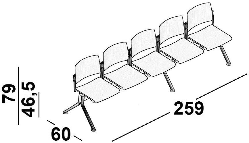 Luxy Сиденье на балке перекрытия из полипропилена Essenziale sun-id-1396565 - Вид №4