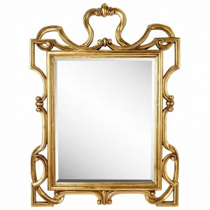 Зеркало настенное 90х75 см античное золото King Gold ART-ZERKALO ДИЗАЙНЕРСКИЕ 00-3884059 Зеркальный;золото