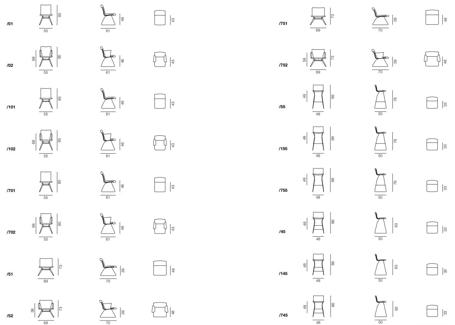 Кожаный стул для салазок de Sede DS-515 SNUG ARCH-00032292 - Вид №2