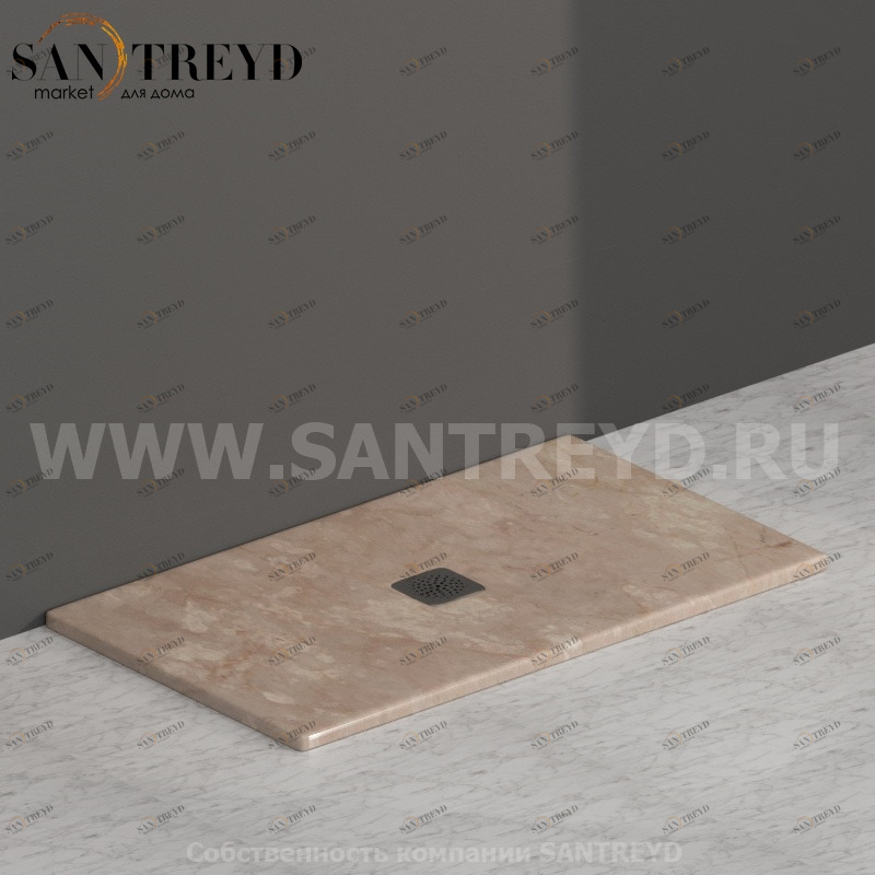 DT121AB Душевой поддон 120x70 керамический Globo Ceramica Globo DOCCIATRE