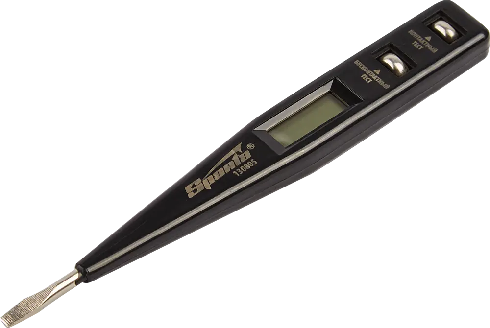Индикаторная отвертка Sparta SL3 для безопасной работы с электропроводкой 86218425