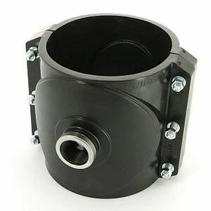 Врезка монтажная 160 x 3/4" ВР, 6 болтов, для труб ПНД UNIDELTA