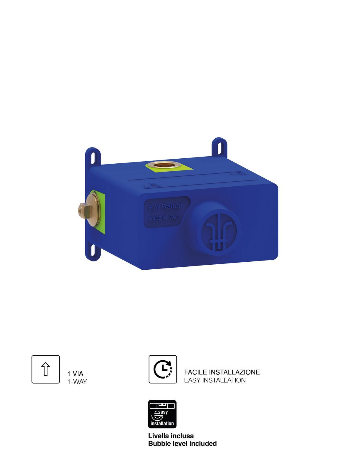 Встраиваемый корпус для прогрессивного смесителя Rubinetterie Frattini 98000 ARCH-00127456 - Вид №1