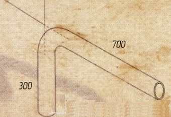 Отвод для сифона MIGLIORE Ricambi ML.RIC-10.015.DO, золото, ø32  - Вид №2