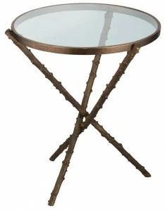 Il Bronzetto Круглый журнальный столик из латуни Eclectic Ros01_s_m