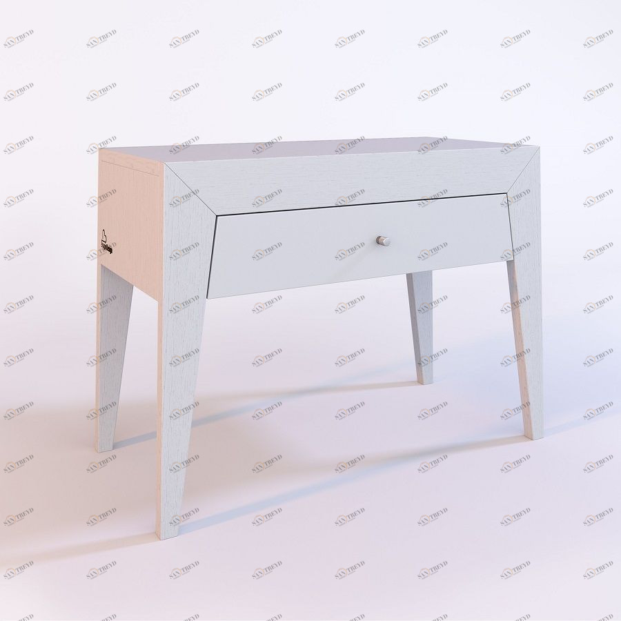 Тумба прикроватная Still, низкая, серая BraginDesign BR0168НС