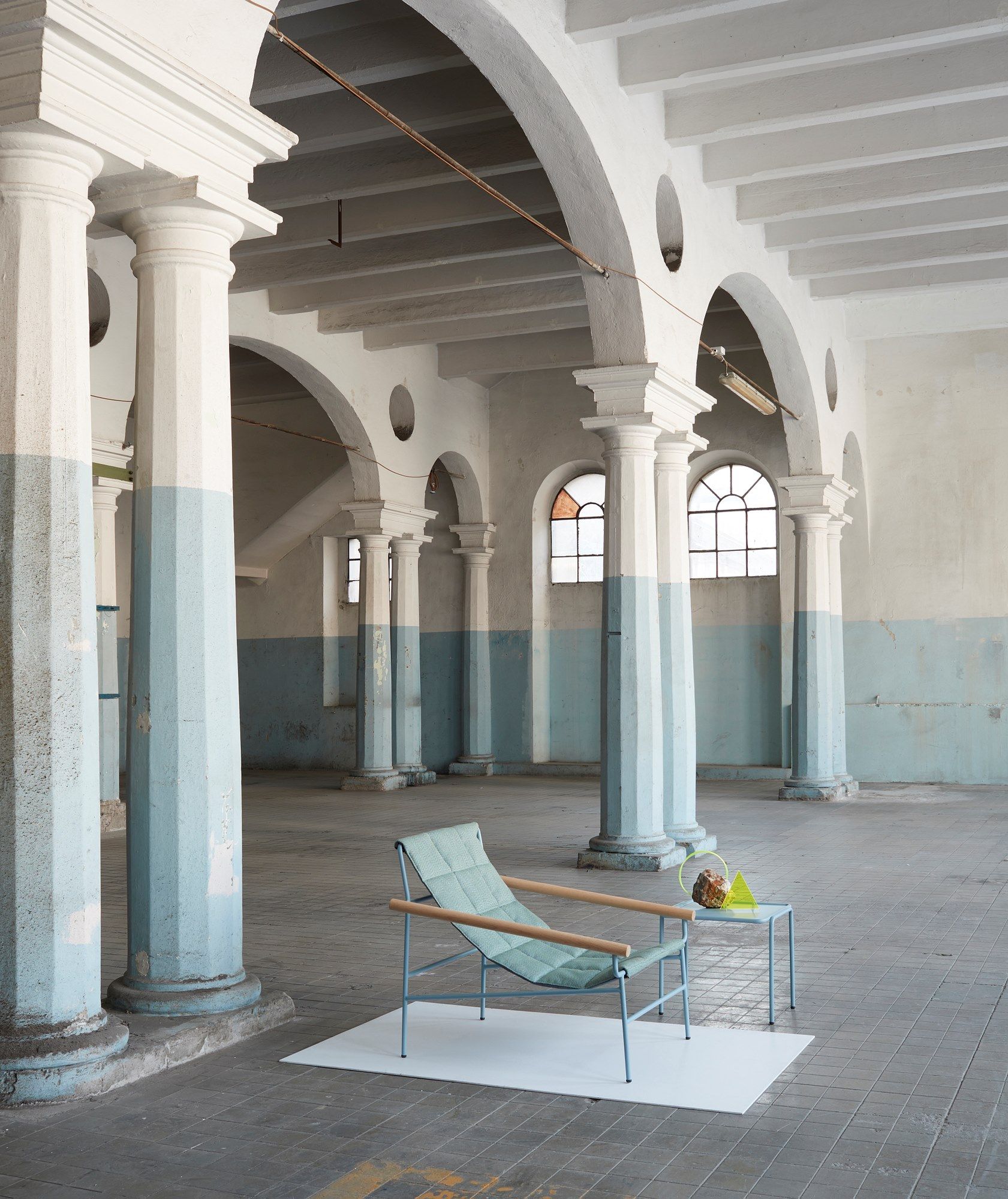 Окрашенный металлический прямоугольный садовый столик S-CAB Dress_Code ARCH-00037401 - Вид №12