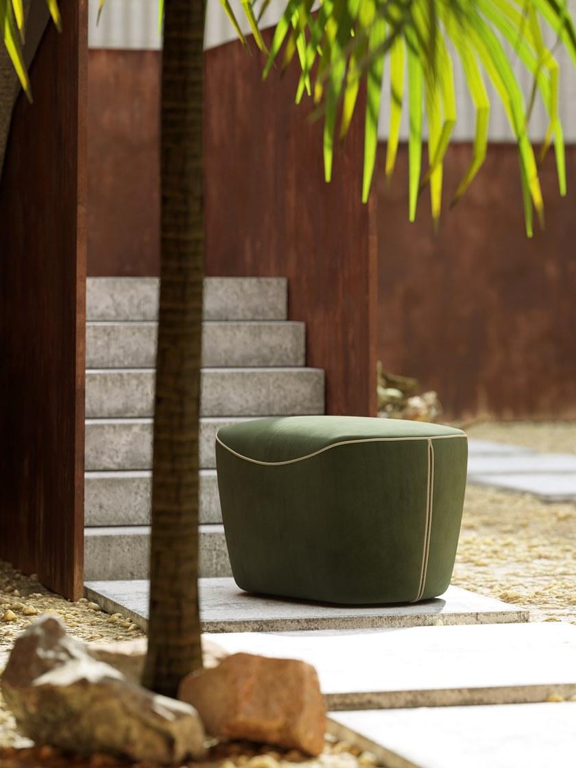 Domkapa Прямоугольный бархатный пуф sun-id-1427899 - Вид №5