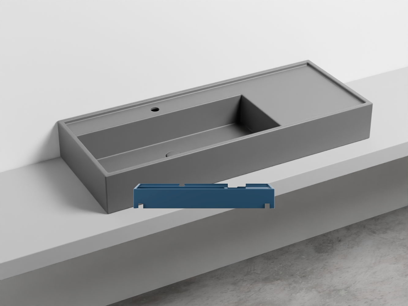 PNLA115-OL Керамическая раковина на одно отверстие 115 cielo Plinio Ceramica Cielo