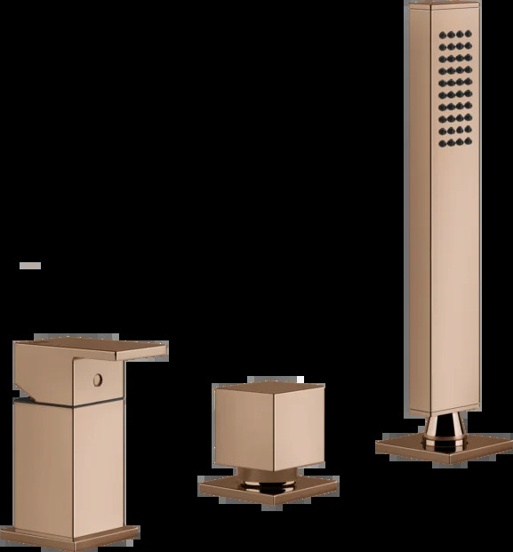 Смеситель для ванны 20043 030 Gessi Rettangolo МЕДЬ PVD