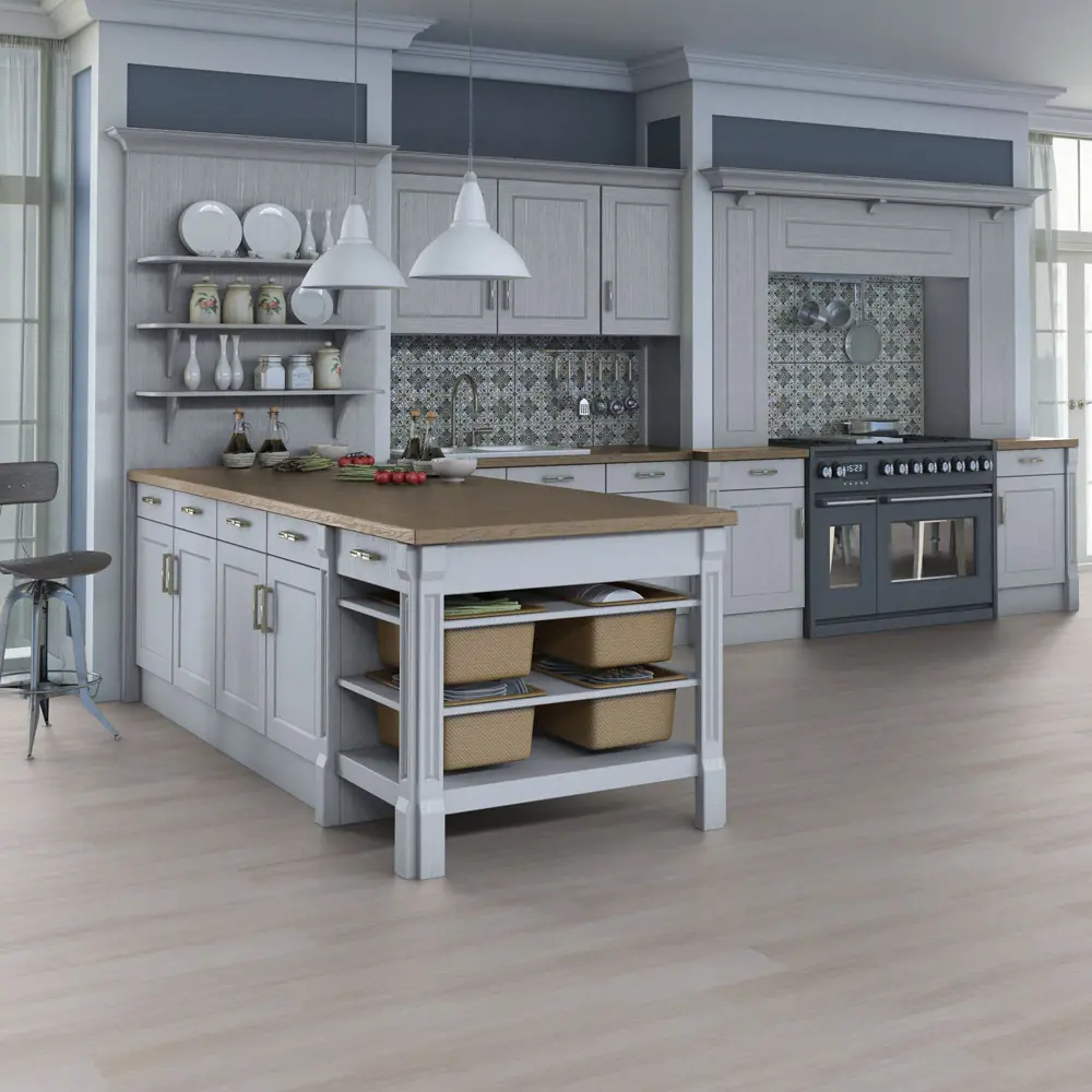 Tarkett Jazz Andy - серая ПВХ плитка под дерево 2.1 мм 82360347