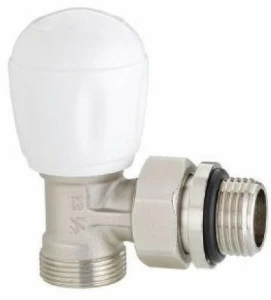 EMMETI Ручной угловой клапан Collegamento e controllo dei corpi scaldanti